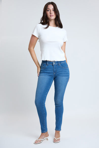 Junior Wannabettabutt Repreve Mid-Rise Skinny,  Pack of 12