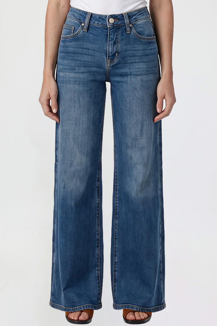 Missy Petite Hazel High Rise Wide Leg Jeans 08N, Pack of 8