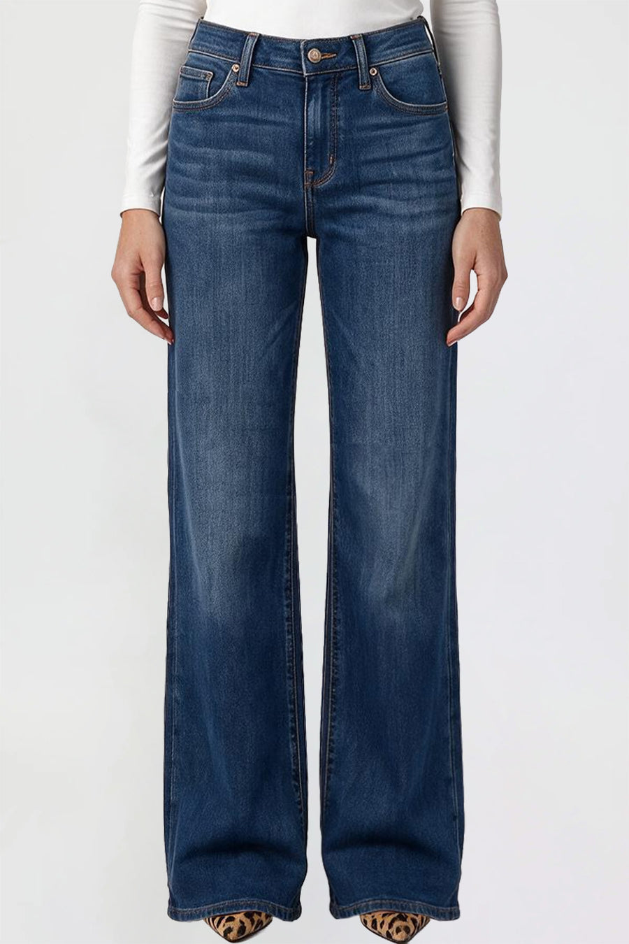 Missy Petite Hazel High Rise Wide Leg Jeans 08S, Pack of 8