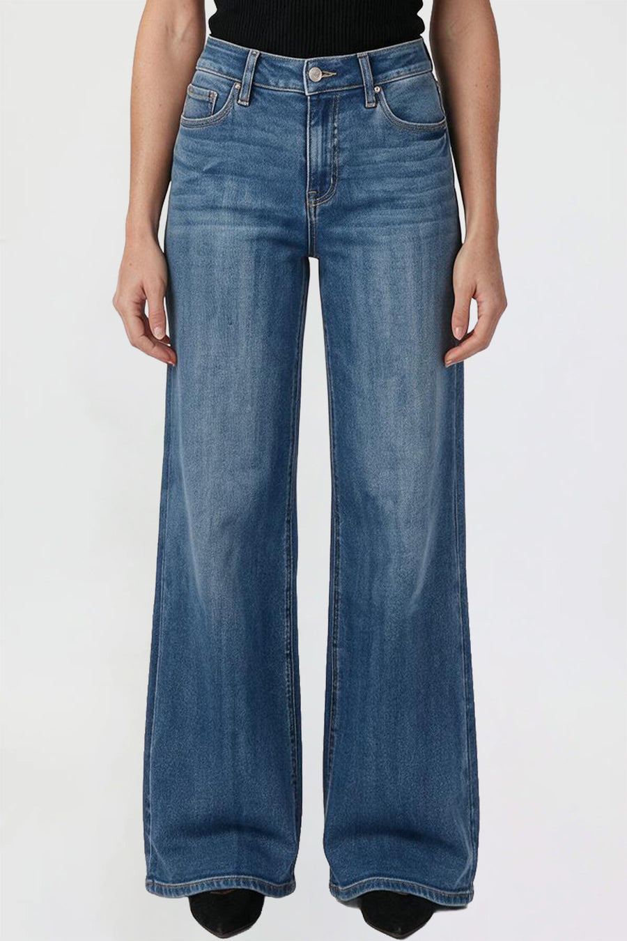 Missy Kayla Mid Rise Wide Leg Jeans 162M, Pack of 8