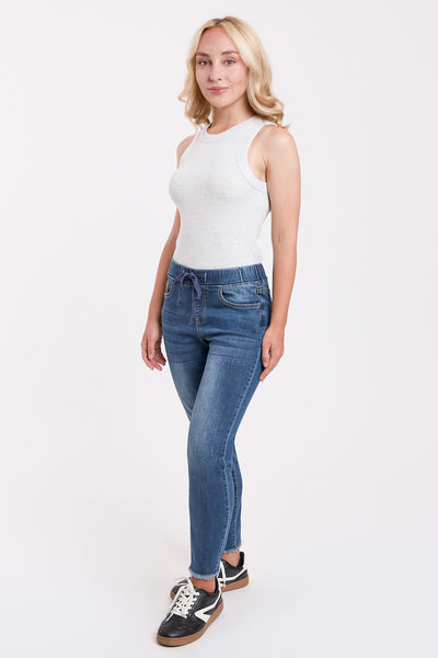 Petite High Rise Denim Ankle Jogger, Pack of 6