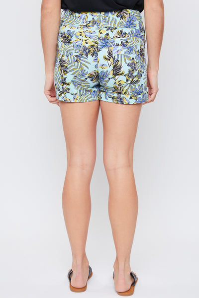 High Rise 3-Button Shorts With Banded Hem, Pack of 12