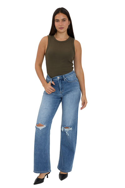Hailey High Rise Wide Leg Jeans