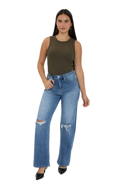 Hailey High Rise Wide Leg Jeans