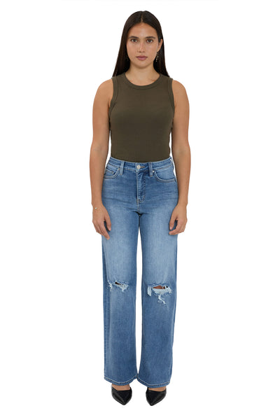 Hailey High Rise Wide Leg Jeans