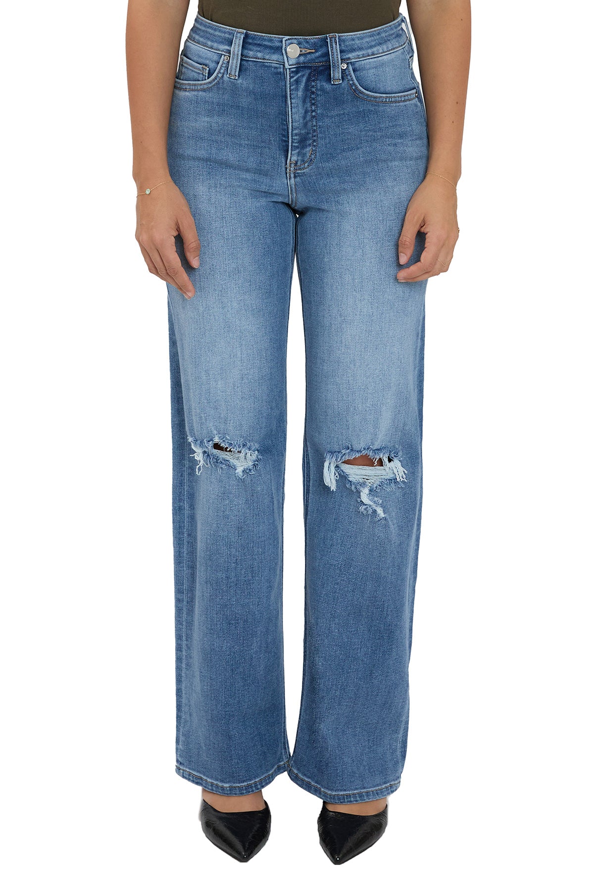 Hailey High Rise Wide Leg Jeans