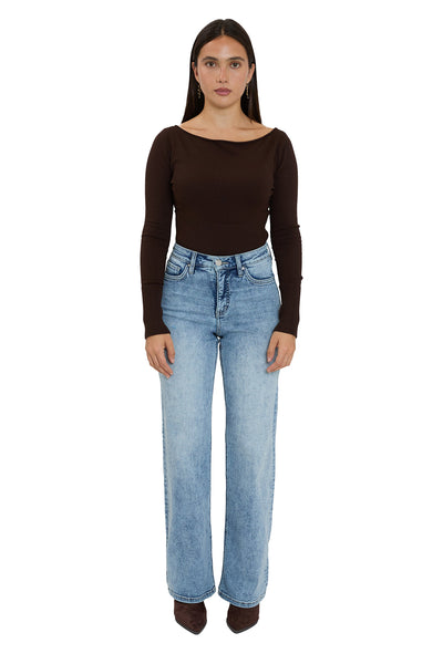 Hailey High Rise Wide Leg Jeans (PRE-ORDER 10/10 SHIP)