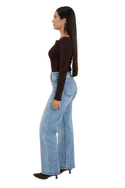 Hailey High Rise Wide Leg Jeans (PRE-ORDER 10/10 SHIP)