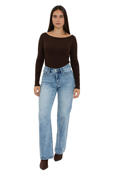 Hailey High Rise Wide Leg Jeans (PRE-ORDER 10/10 SHIP)