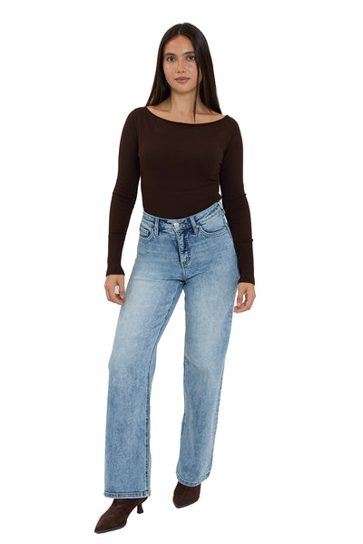 Hailey High Rise Wide Leg Jeans (PRE-ORDER 10/10 SHIP)