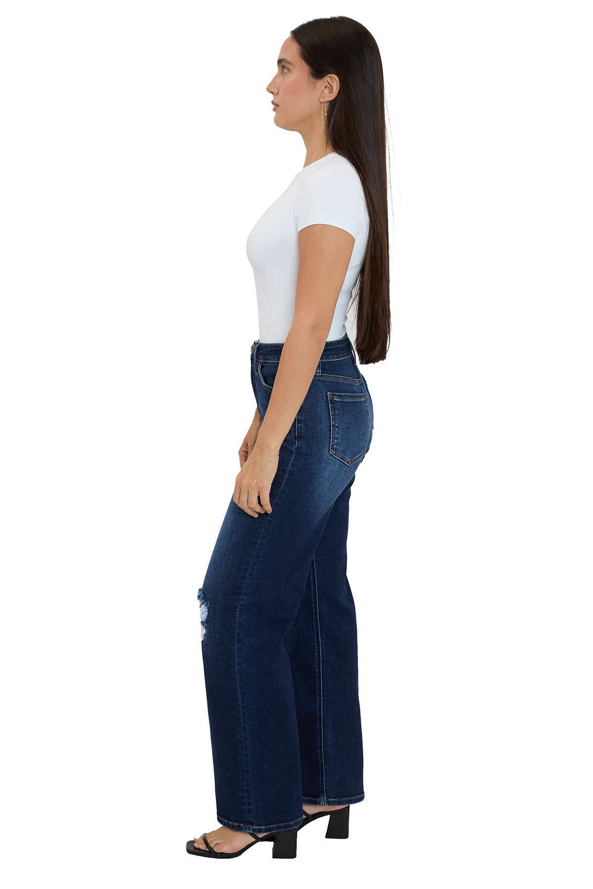 Hailey High Rise Wide Leg Jeans