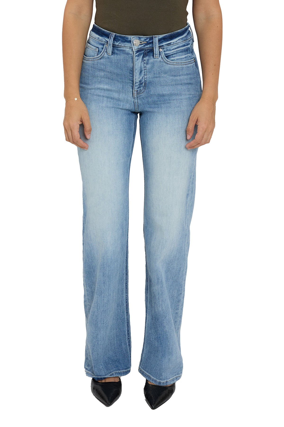 Hailey High Rise Wide Leg Jeans