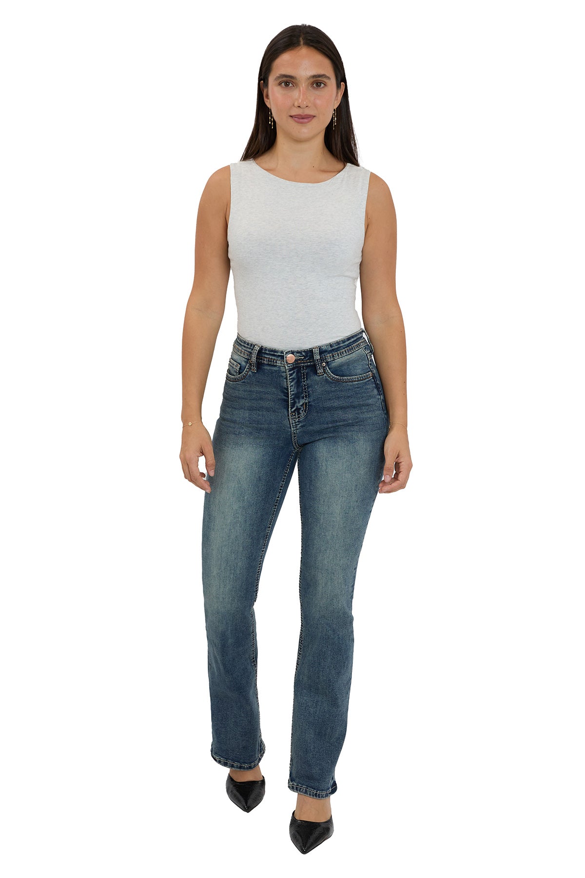 Mia High Rise Western Bootcut Jeans