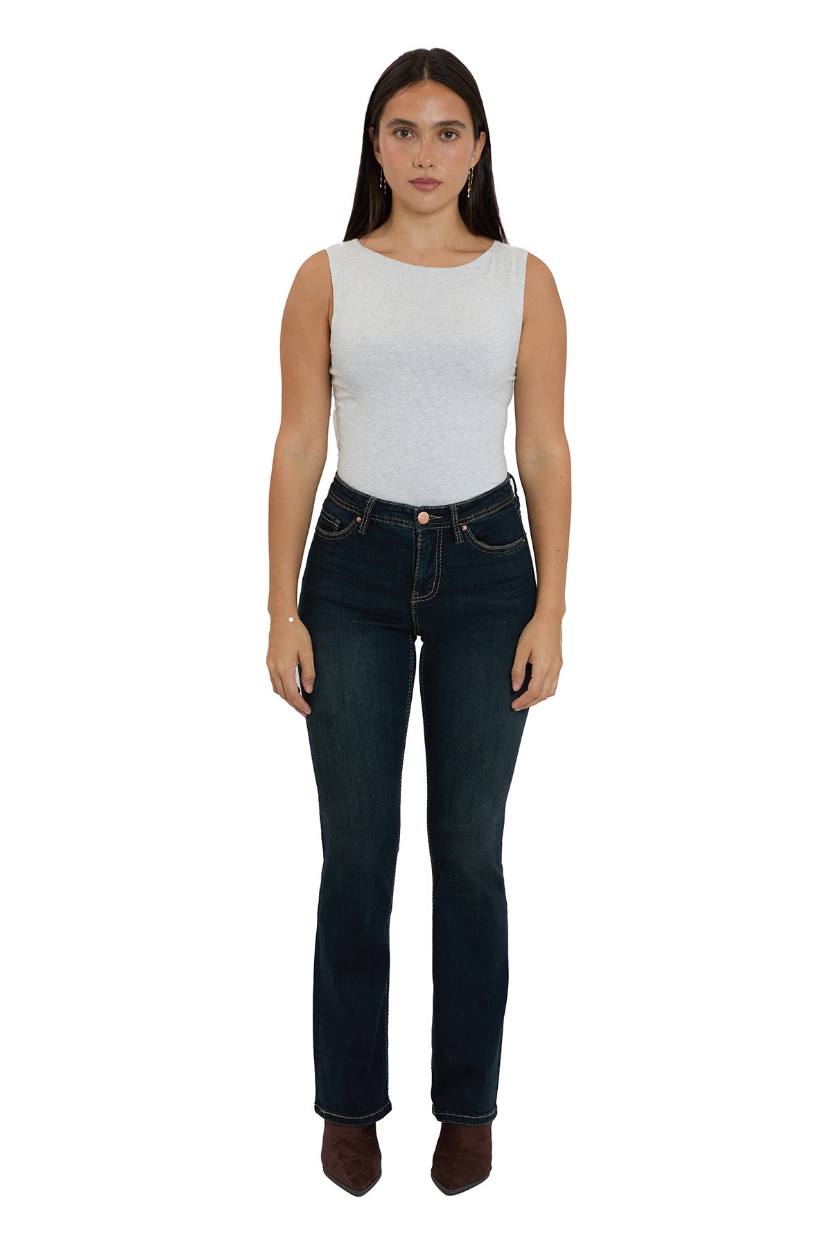 Mia High Rise Western Bootcut Jeans