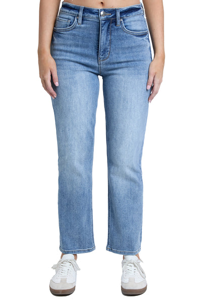 Dylan High Rise Cropped Straight Leg Jeans