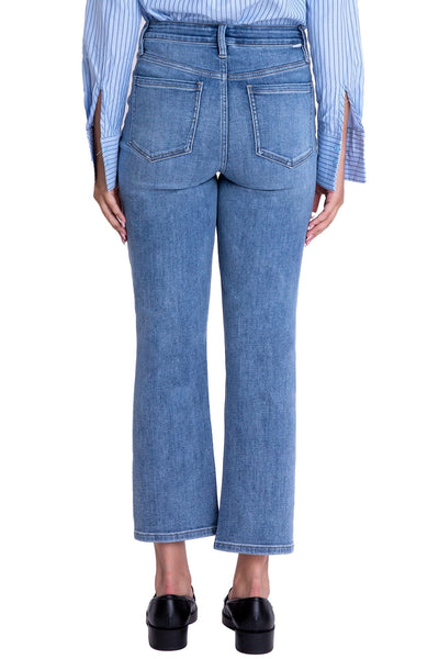 Dylan High Rise Cropped Straight Leg Jeans