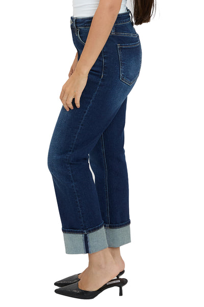 Dylan Cuffed Straight Leg Jeans