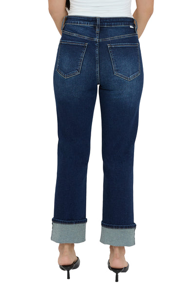 Dylan Cuffed Straight Leg Jeans