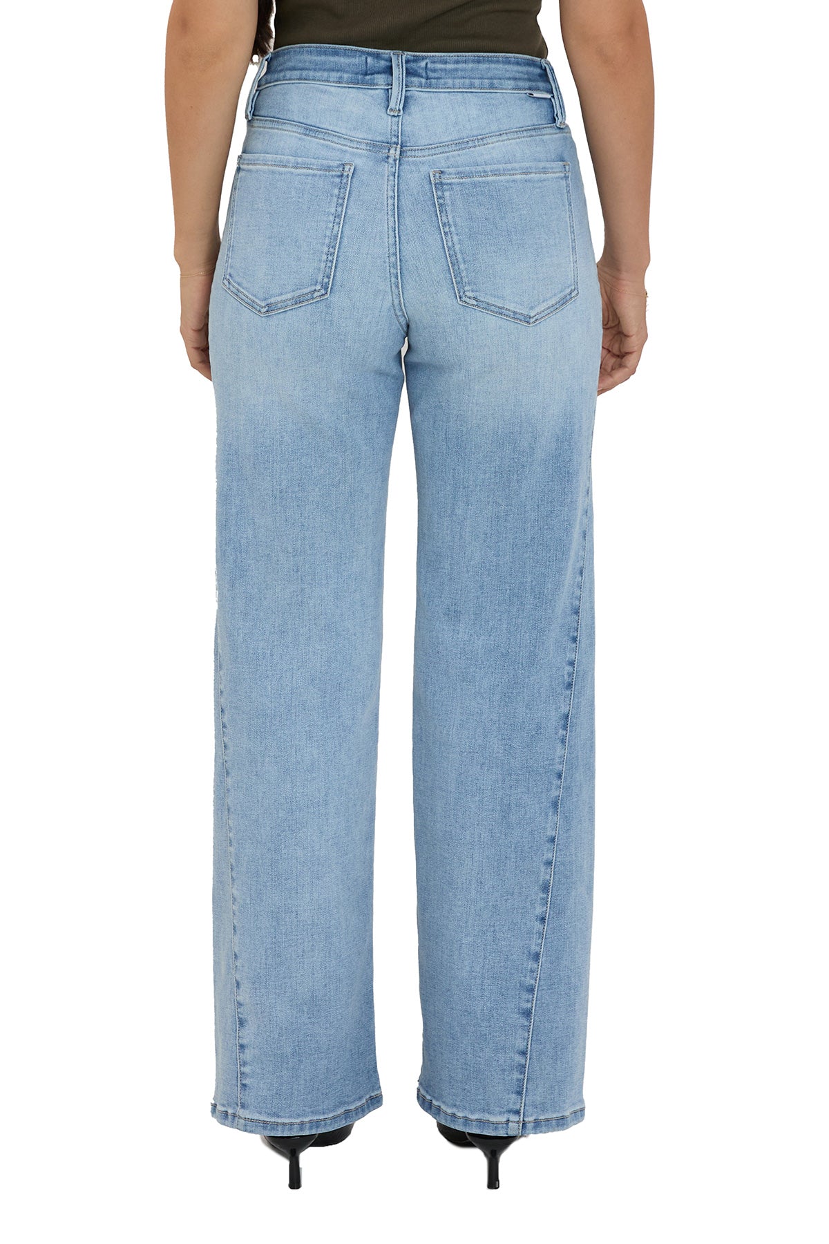 Hailey High Rise Contour Wide Leg Jeans (PRE-ORDER 11/28 SHIP)