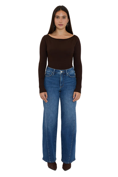 Hailey High Rise Contour Wide Leg Jeans (PRE-ORDER 11/28 SHIP)