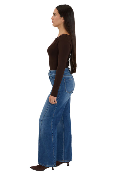 Hailey High Rise Contour Wide Leg Jeans (PRE-ORDER 11/28 SHIP)