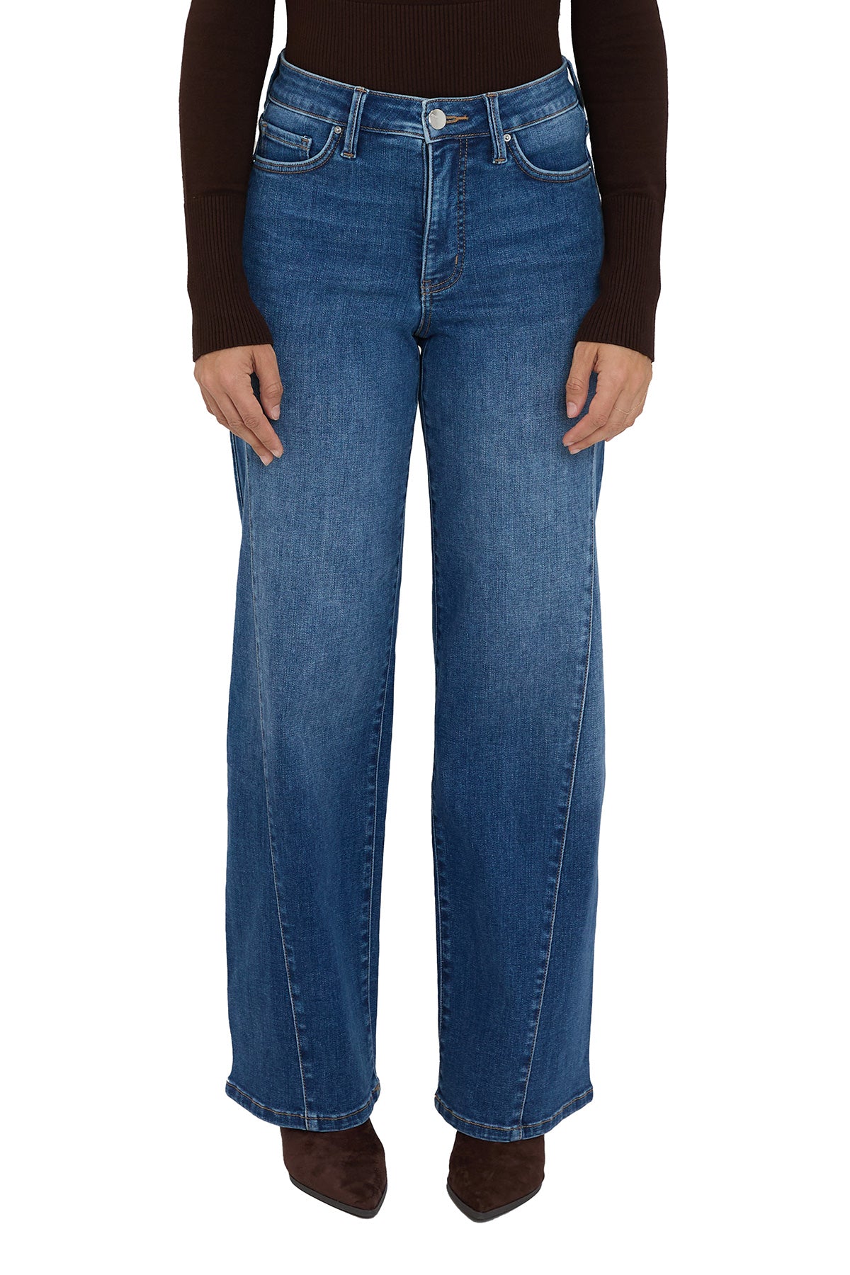 Hailey High Rise Contour Wide Leg Jeans (PRE-ORDER 11/28 SHIP)