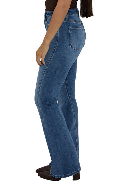 Daisy High Rise Slim Angled Flare Jeans (PRE-ORDER 10/10 SHIP)