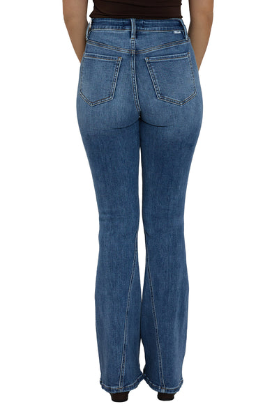 Daisy High Rise Slim Angled Flare Jeans (PRE-ORDER 10/10 SHIP)