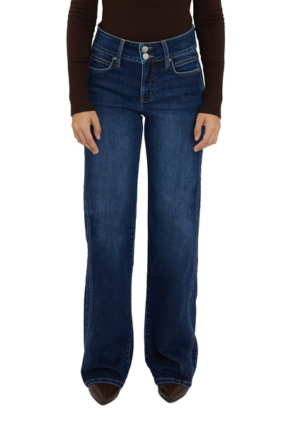 Hailey High Rise Wide Leg Slimmer Jeans (PRE-ORDER 11/7 SHIP)