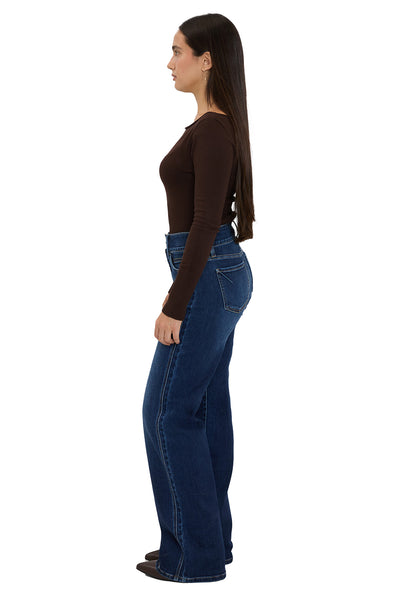Hailey High Rise Wide Leg Slimmer Jeans (PRE-ORDER 11/7 SHIP)