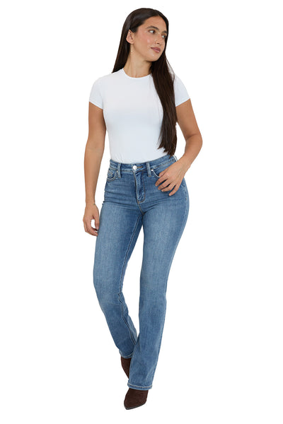 Mia High Rise Essential Slimmers Bootcut Jeans - Inseam Program