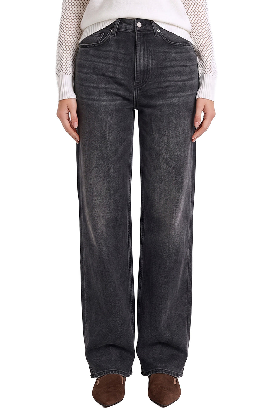 Hailey High Rise Wide Leg Jeans-35W