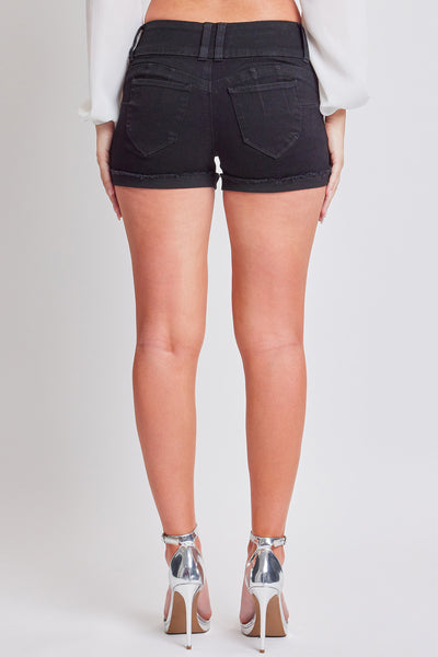 WannaBettaButt 3 Button Cuffed Denim Shorts, pack of 12