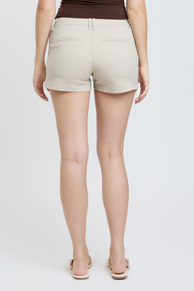 Mid Rise Side Slit Trouser Shorts, Pack of 12