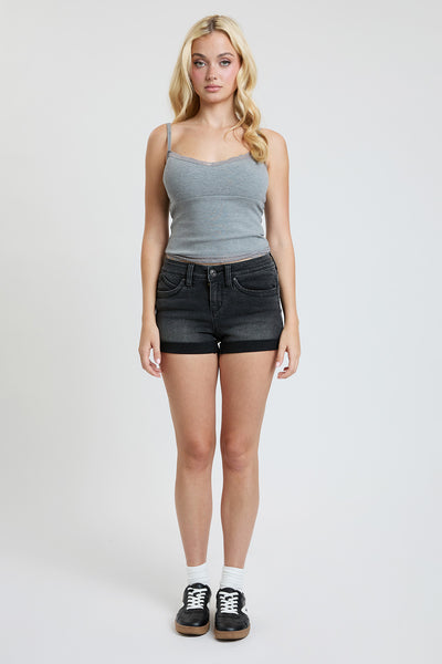 Mid Rise WannaBettaButt Cuffed Denim Shorts, Pack of 12