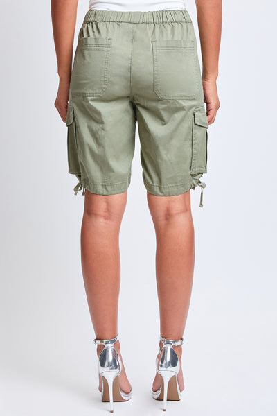 Junior Mid Rise Long Cargo Shorts, Pack Of 6