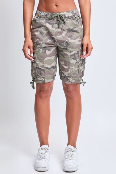 Junior Mid Rise Long Cargo Shorts, Pack Of 6