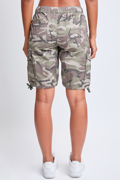 Junior Mid Rise Long Cargo Shorts, Pack Of 6