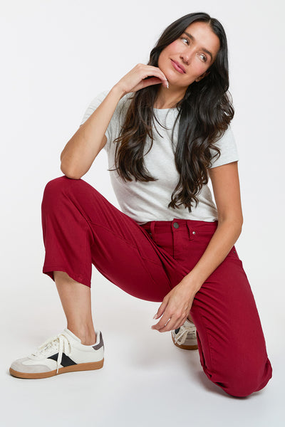 Mid-Rise Hyperstretch Wide Leg Cropped, Pack of 6