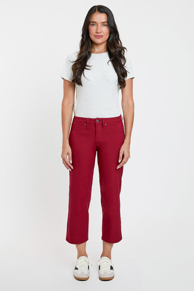 Mid-Rise Hyperstretch Wide Leg Cropped, Pack of 6