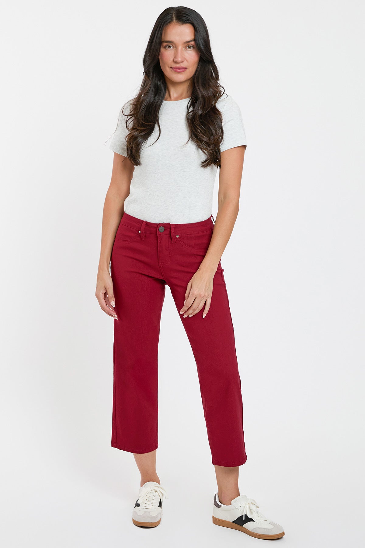 Mid-Rise Hyperstretch Wide Leg Cropped, Pack of 6