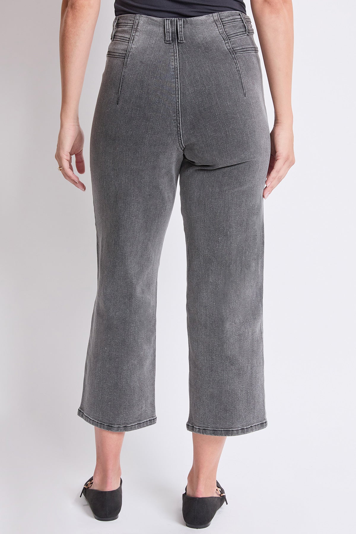 High Rise Crop Detailed Wide Leg Jeans, Pack of 12