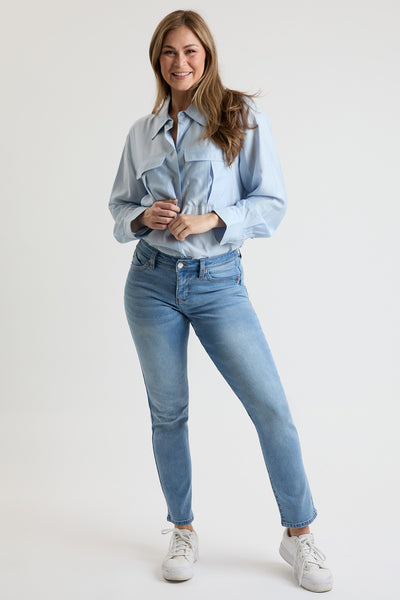 High Rise Curve WannaBettaButt Straight Leg Jean,  Pack of 8