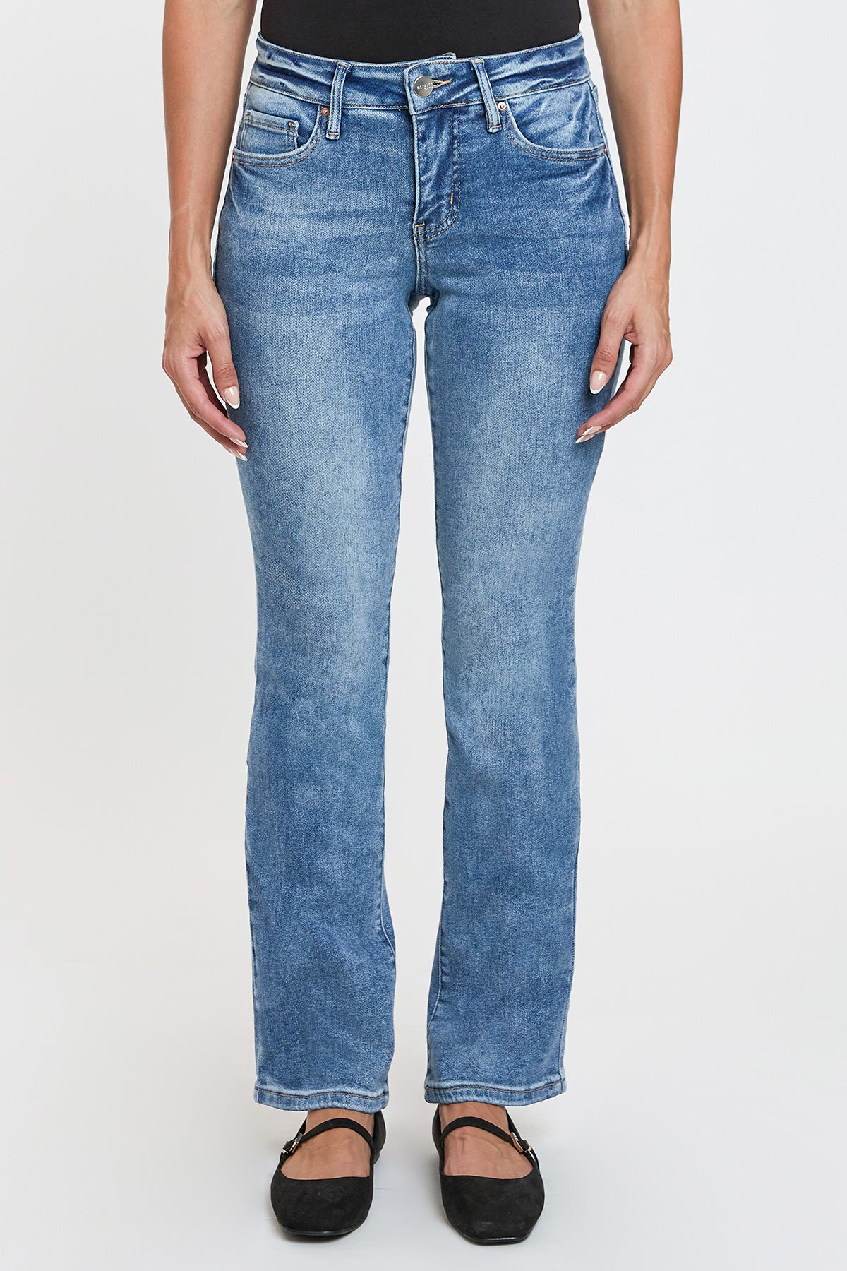 Mid Rise Premium Stretch Bootcut Jean, Pack of 8
