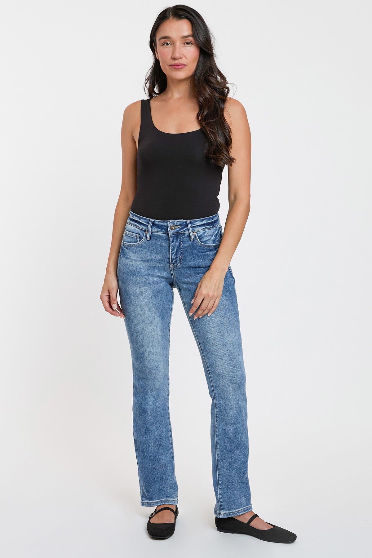Mid Rise Premium Stretch Bootcut Jean, Pack of 8