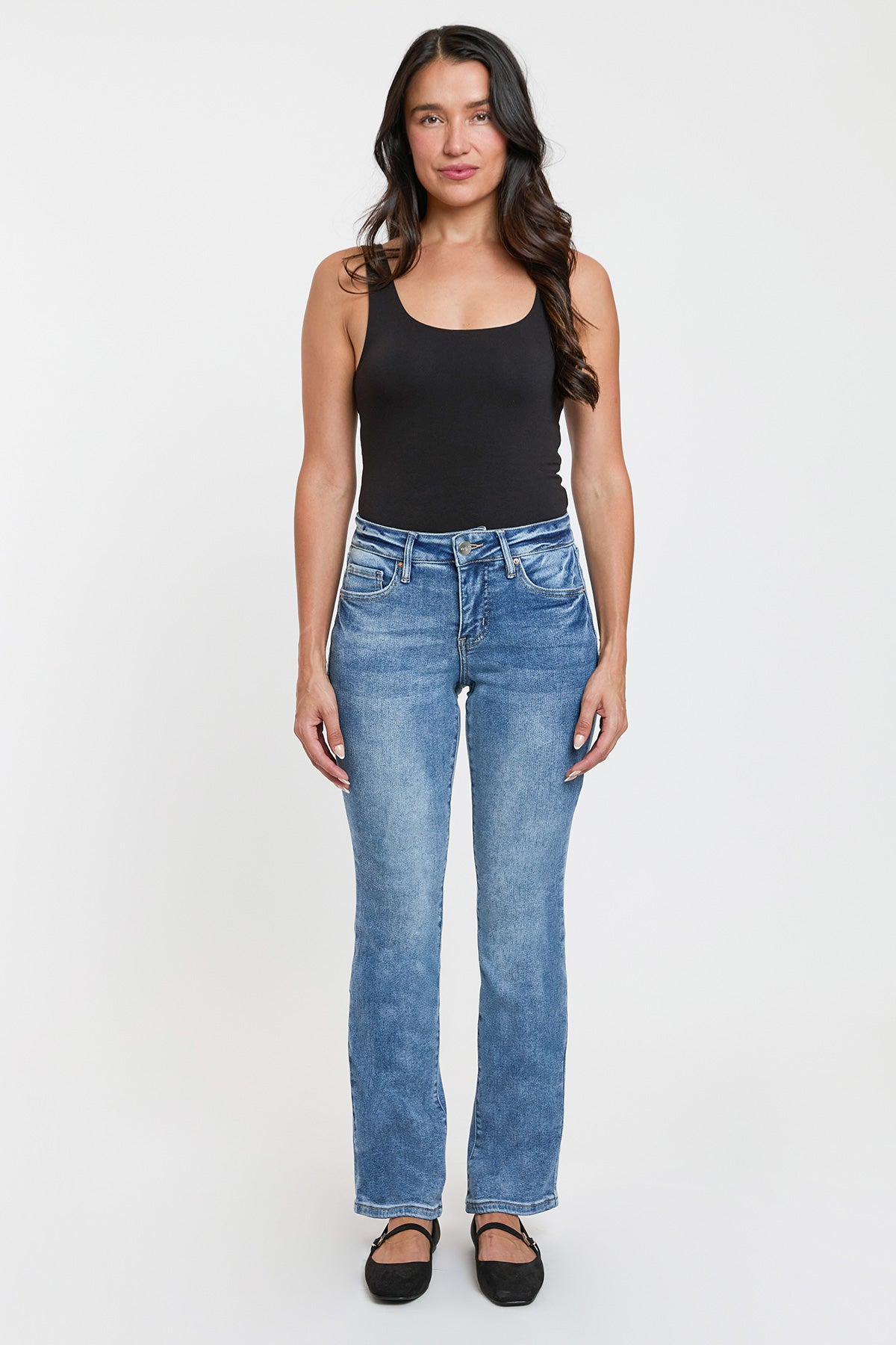 Mid Rise Premium Stretch Bootcut Jean, Pack of 8