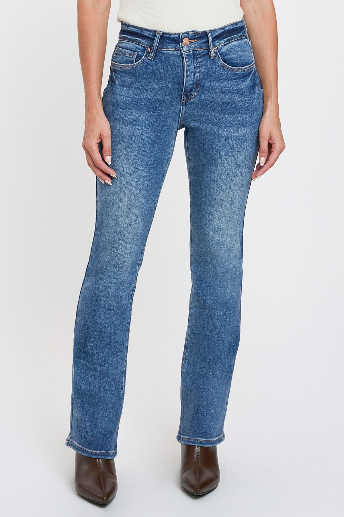 Mid Rise Premium Stretch Bootcut Jean, Pack of 8