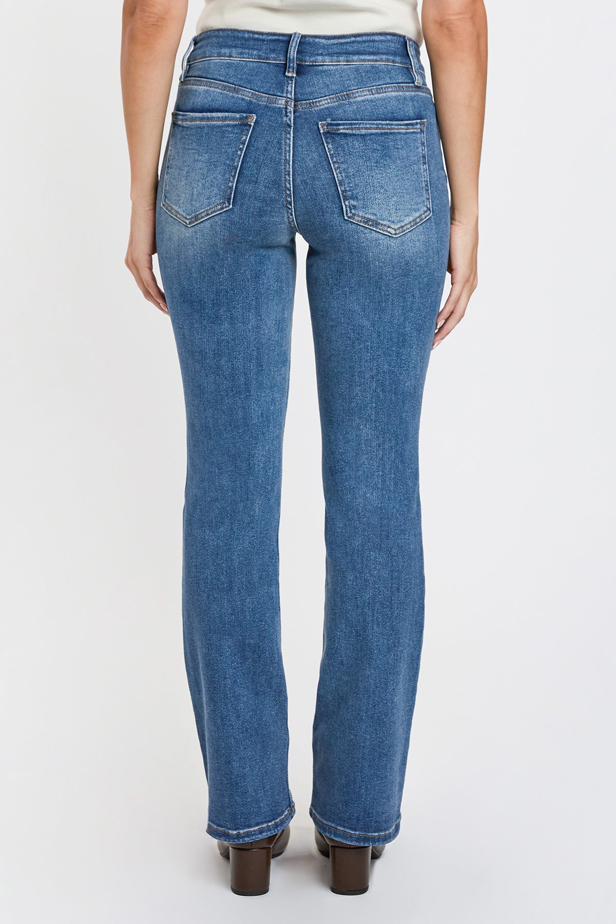 Mid Rise Premium Stretch Bootcut Jean, Pack of 8