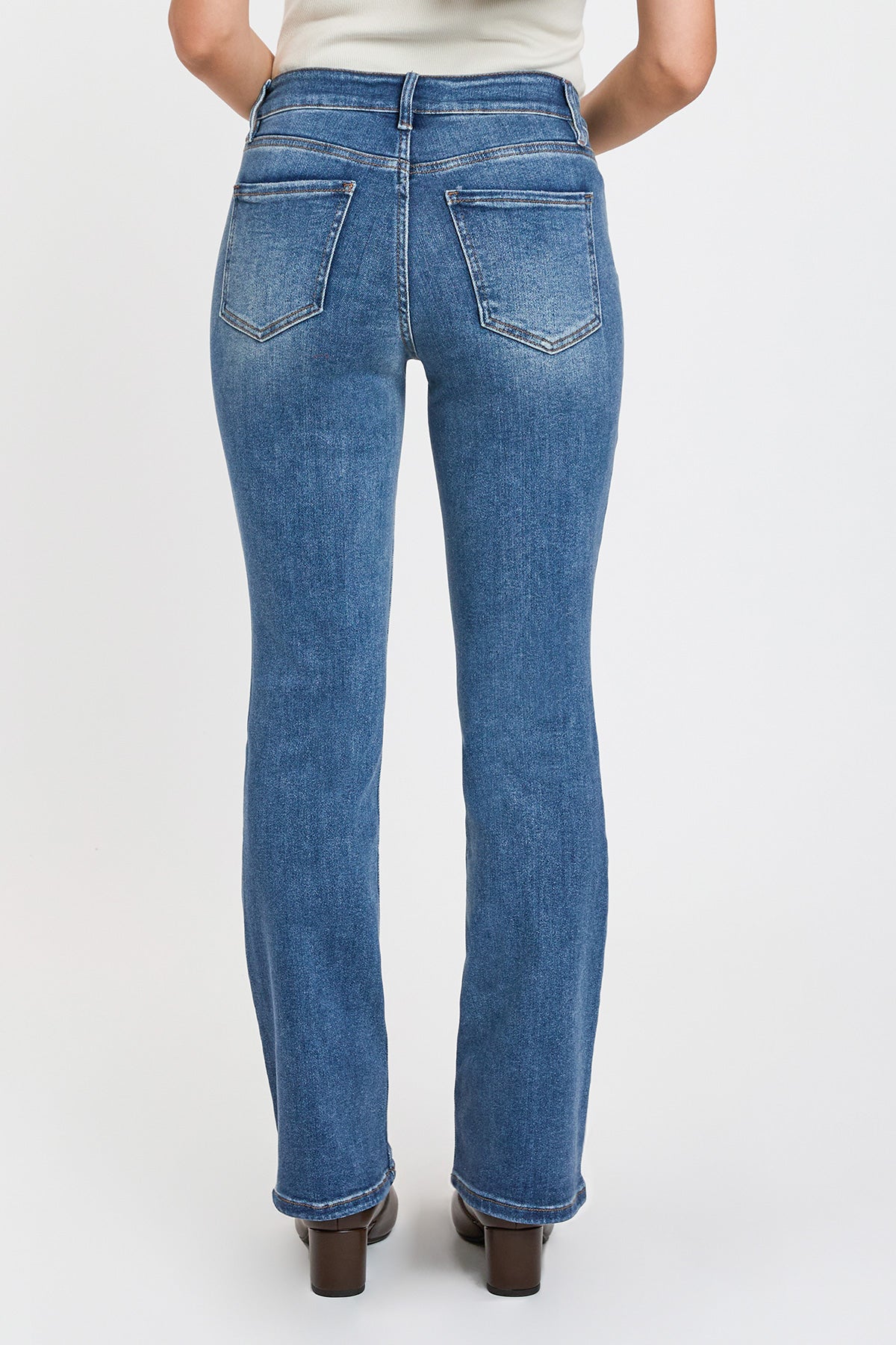 Mid Rise Premium Stretch Bootcut Jean, Pack of 8