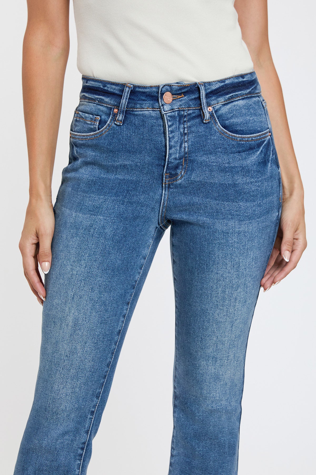 Mid Rise Premium Stretch Bootcut Jean, Pack of 8